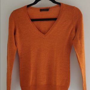The Limited Orange Cardigan